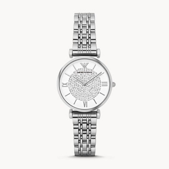 Emporio Armani Women\'s Two-Hand Stainless Steel